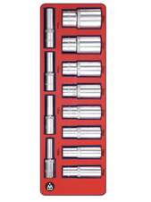 МАСТАК 5-014012 Набор глубоких головок 1/2”, ложемент, 12 предметов