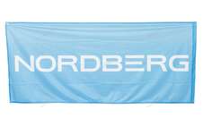 NORDBERG Флаг односторонний с флагштоком 0,85*2м