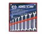 king tony 1108mr Набор рожковых ключей, 8 предметов