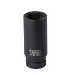 ROSSVIK SID061224 Головка торцевая ударная, глубокая, 1/2", 24мм