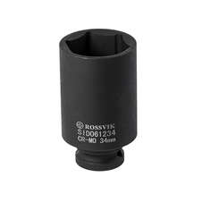 ROSSVIK SID061234 Головка торцевая ударная, глубокая, 1/2", 34мм
