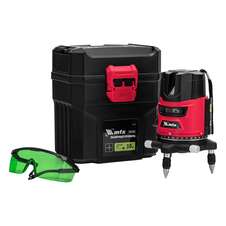 ROSSVIK Лазерный уровень CRX-30G, 30 м, зеленый луч, батарейки, резьба 5/8" MTX