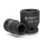 CS-12.22.24 короткая торцевая ударная головка на 1/2&quot;, 24 мм