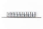 Licota TBS-22006 Набор торцевых головок 1/2" 12 гр. 3/8"-15/16" 10пр. на линейке