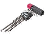 JTC-3924 Набор ключей TORX с отверстием T10H-T50H 9шт