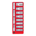 МАСТАК 5-014212 Набор глубоких головок 1/2”, двенадцатигранные, ложемент, 12 предметов