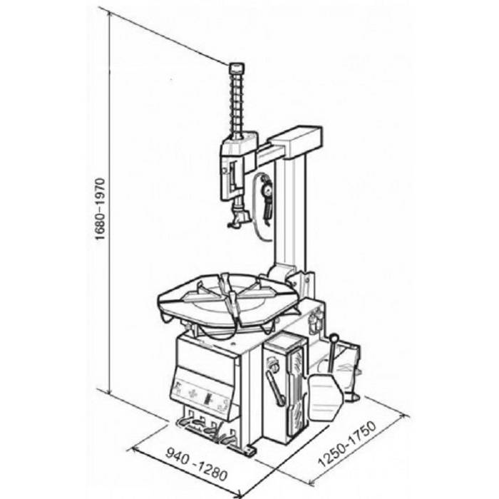 Стенд шиномонтажный технические характеристики