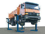 MAHA RGE Универсальные подкатные подъемники (мобильная колонна) для грузовиков и автобусов г/п до 30/45 тонн