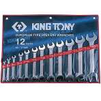 KING TONY 1112MR Набор рожковых ключей, 6-32 мм, 12 предметов