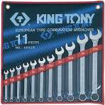 KING TONY 1211SR  Набор комбинированных ключей, 1/4"-15/16", 11 предметов